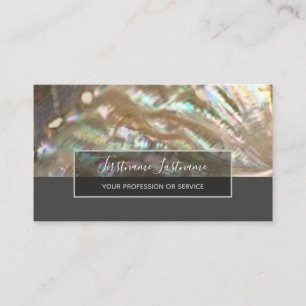 Precious mother of pearl luxury jewellery gifts business card