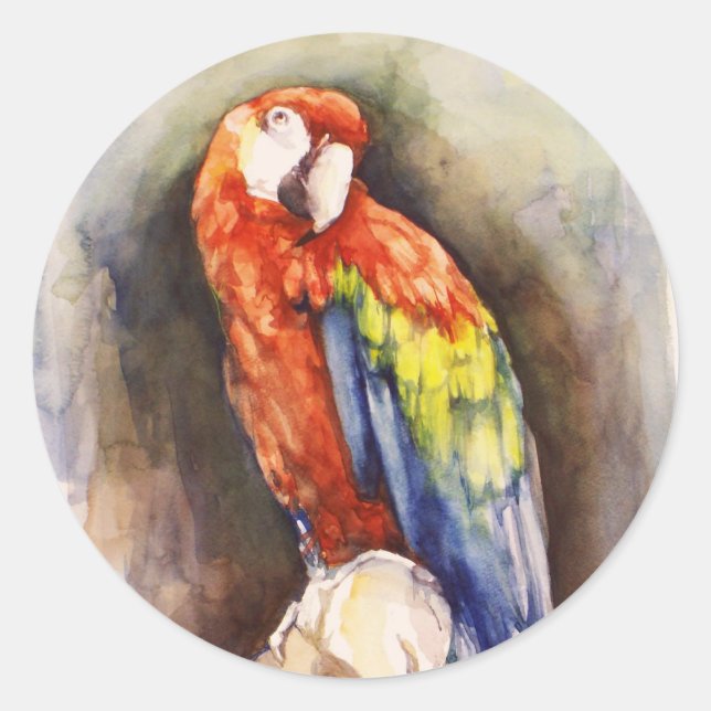 Precious Parrot Sticker (Front)