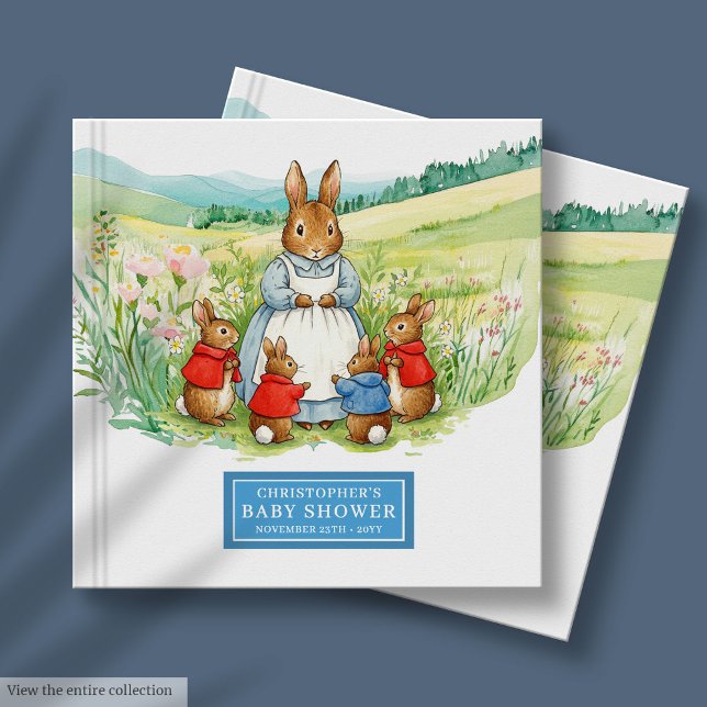 Precious Peter Rabbit Baby Shower Guest Book Boy (Precious Peter Rabbit Baby Shower Guest Book Boy)