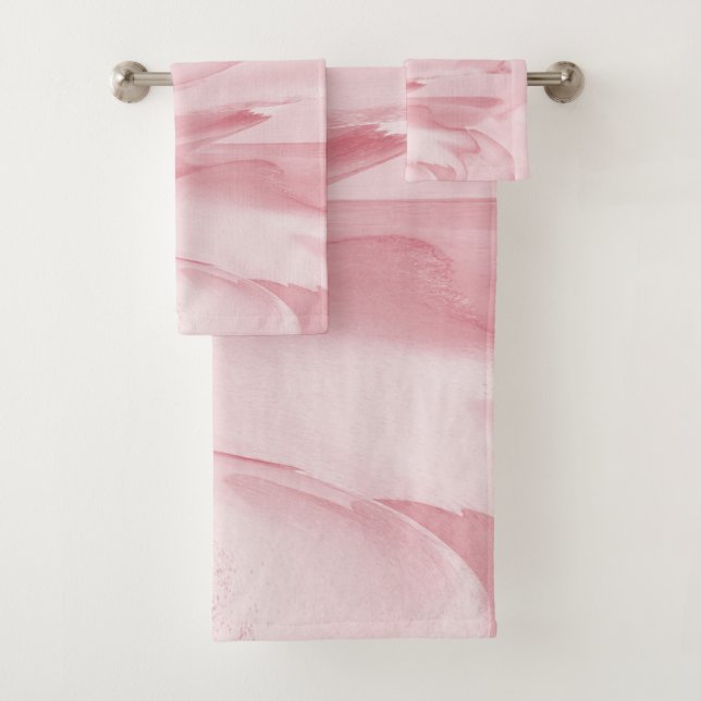 Precious Pink Bath Towel Set (Insitu)
