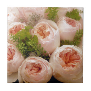 Precious Pink Roses Tile