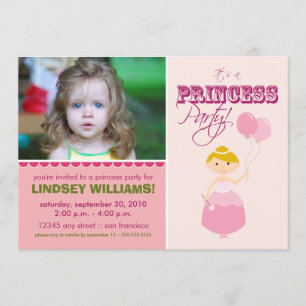 Precious Princess Party Invitation (pink)