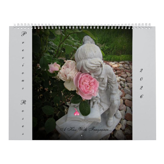 Precious Roses 2026 Wall Calendar By Stan VG (Cover)