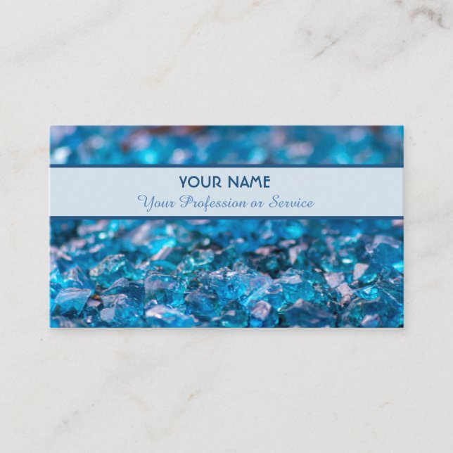 Precious saphire gems business card (Front)