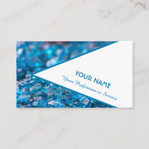Precious sapphire gem business card