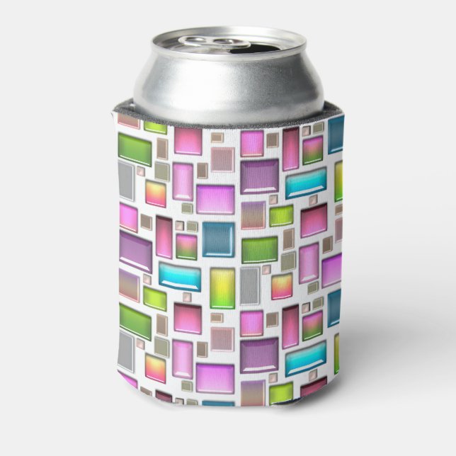 Precious stones and mother of pearl  can cooler (Can Back)