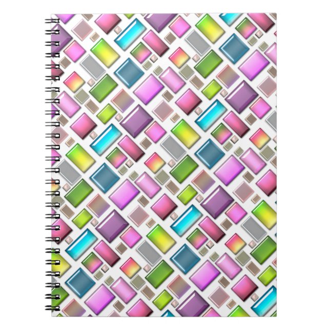 Precious stones and mother of pearl  notebook (Front)