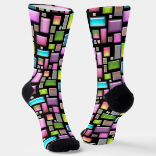 Precious stones and mother of pearl socks
