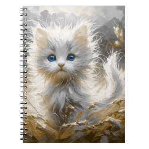 Precious White Kitten  Notebook