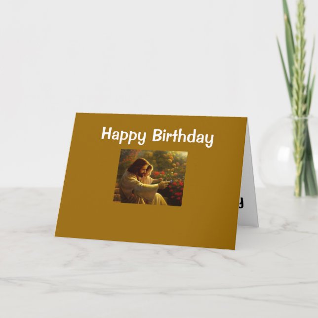 PreciousInHisSightbyOlsen, Happy Birthday Card (Front)