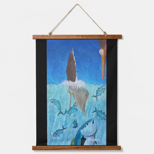 Precision diveing hanging tapestry (Front)