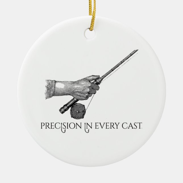 Precision In Every cast Ceramic Tree Decoration (Front)