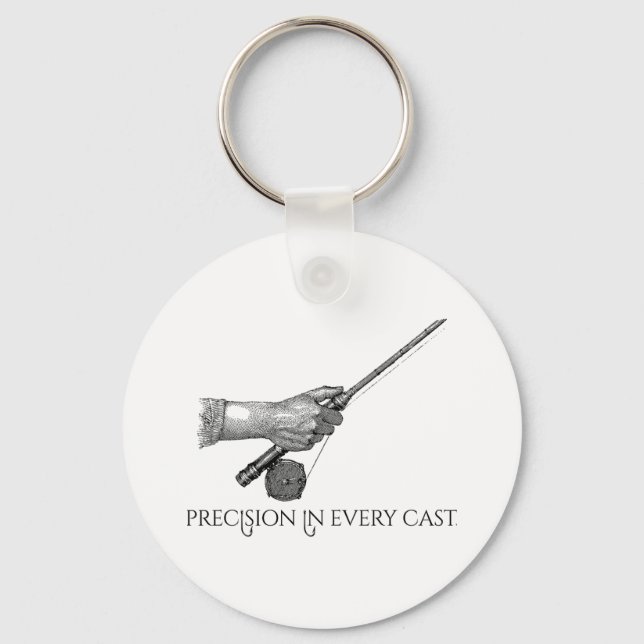 Precision In Every cast Key Ring (Front)