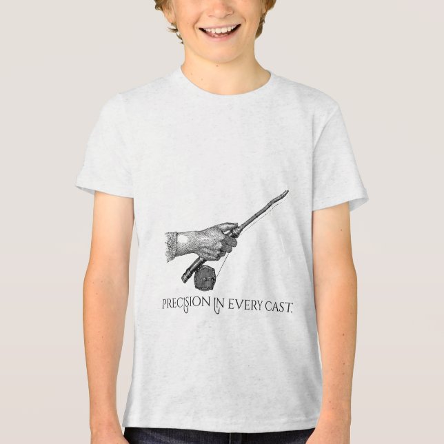 Precision In Every cast Tri-Blend Shirt (Front)