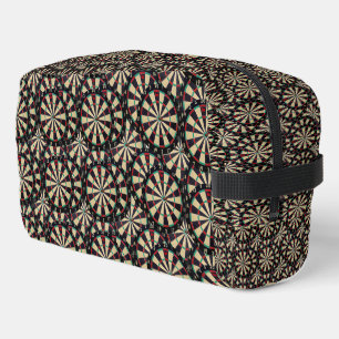 "Precision in Layers: The Art of Stacked Bullseyes Dopp Kit