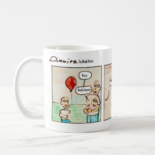 Precocious Baby Comic Mug Dimwitz Comics