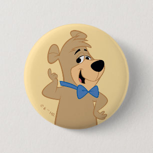 Precocious Boo-Boo Bear 6 Cm Round Badge