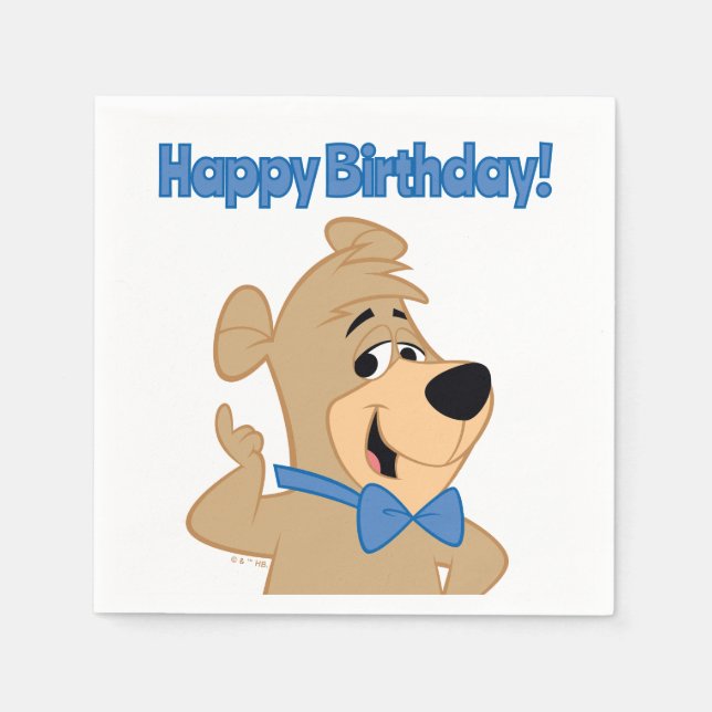 Precocious Boo-Boo Bear Napkin (Front)