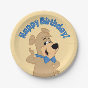 Precocious Boo-Boo Bear Paper Plate