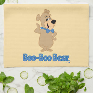 Precocious Boo-Boo Bear Tea Towel