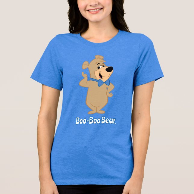 Precocious Boo-Boo Bear Tri-Blend Shirt (Front)