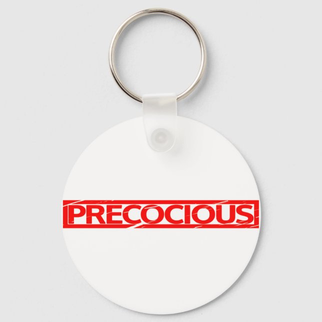 Precocious Stamp Key Ring (Front)