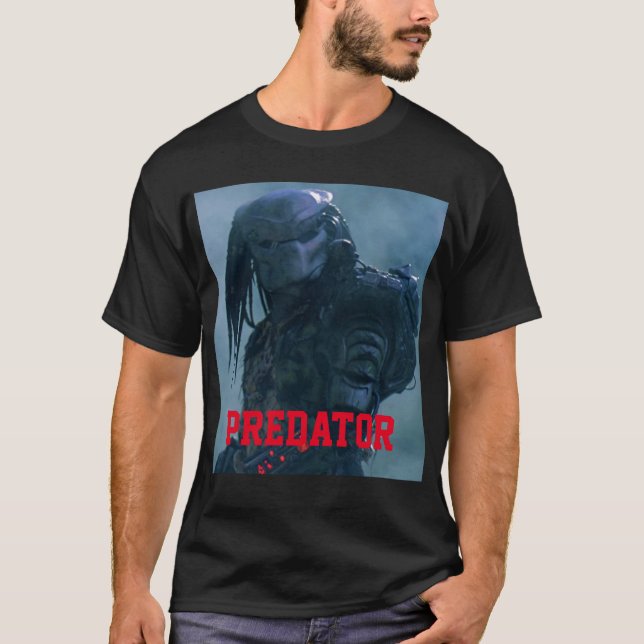 Predator 1987 Yautja black T-Shirt (Front)