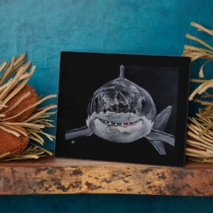 Predator of the Sea Painting by Alfred Fox Plaque