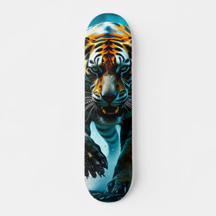 Predator Tiger Skateboard Splashing