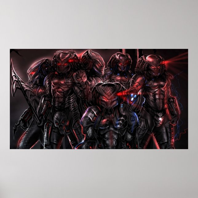 PREDATOR  WARRIORS POSTER (Front)