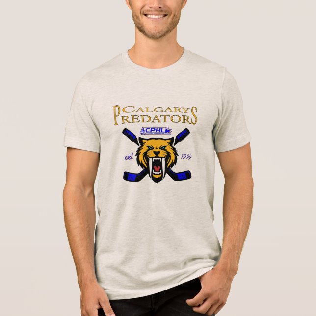 predators T-Shirt Tri-Blend Shirt (Front)