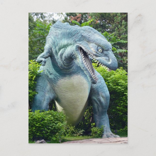 Predatory dinosaur postcard (Front)