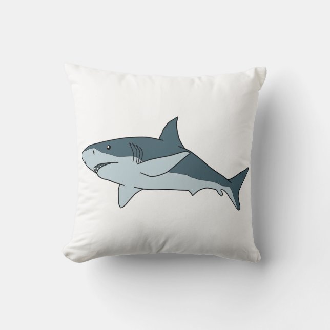 Predatory shark cushion (Front)