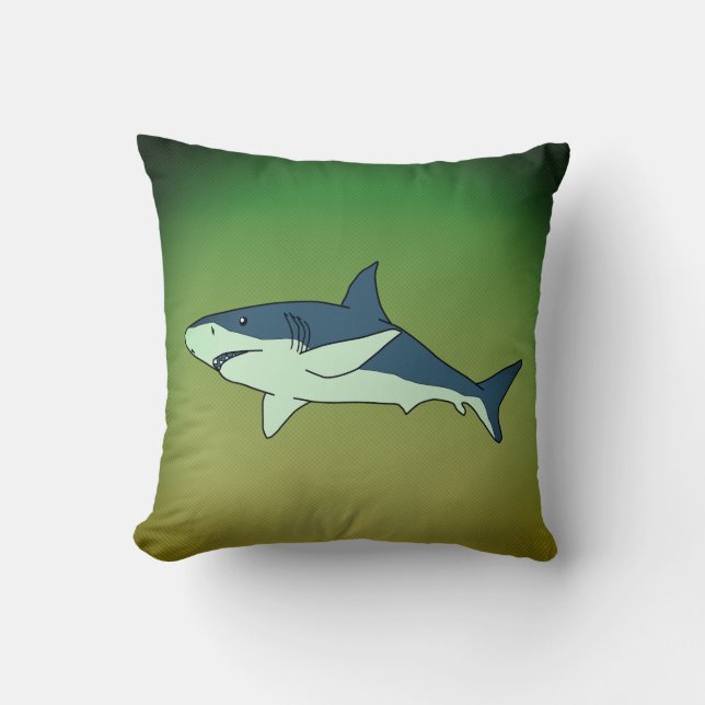 Predatory shark cushion (Front)