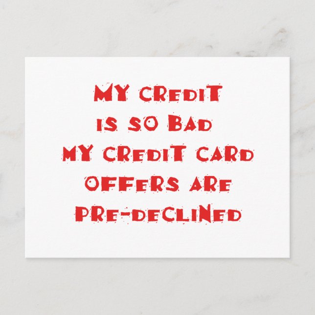 Predeclined Postcard (Front)