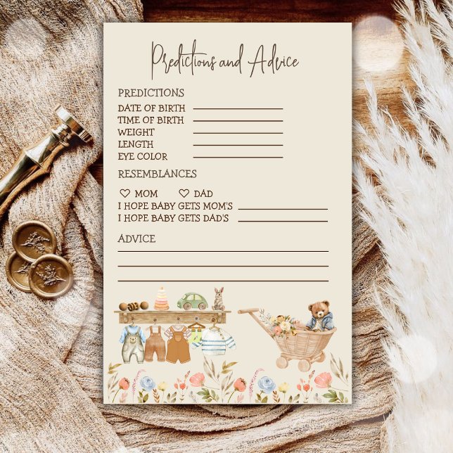 Predictions and Advice Boho Nursery Baby Shower (Predictions and Advice Boho Nursery Baby Shower)