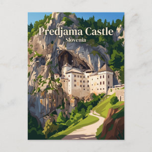 Predjama Castle Slovenia Postcard