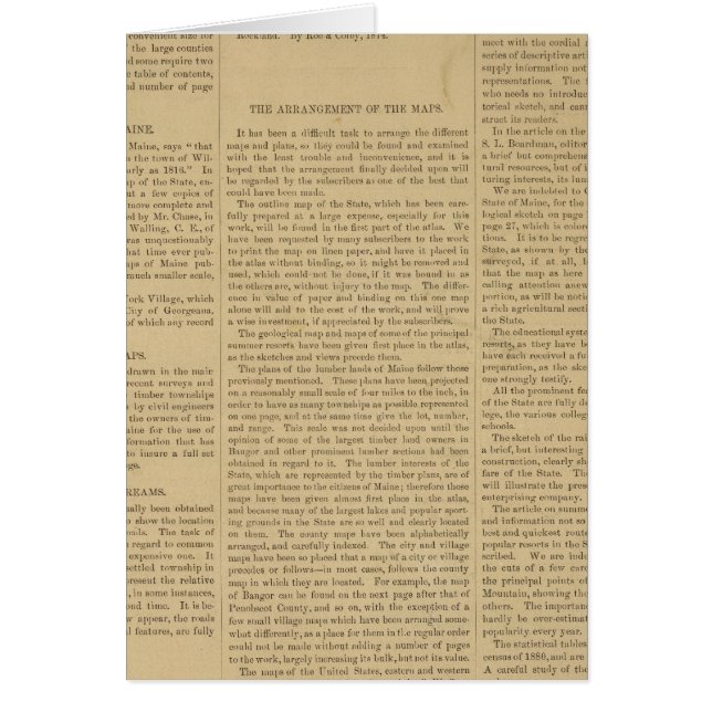 Preface Atlas of the state of Maine (Front)