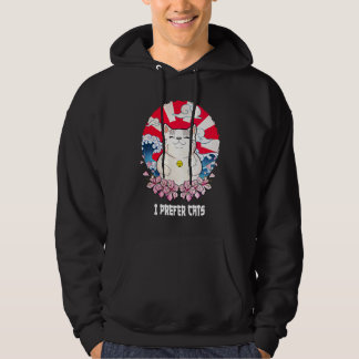 Prefer Cats Introvert Cat  Antisocial Kitten Cat M Hoodie