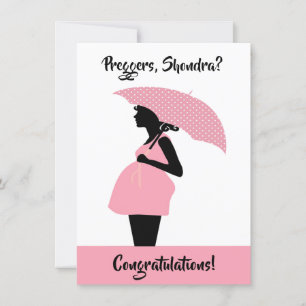 Preggers Custom Congratulations Card