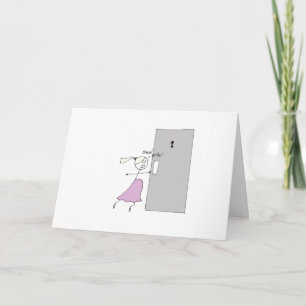 Preggo Has To Pee Now! Card