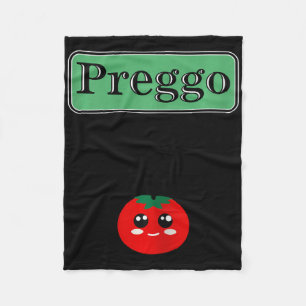 Preggo Sauce Funny Maternity Halloween Costume Tom Fleece Blanket