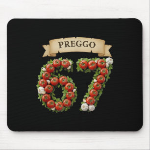 Preggo Sauce Funny Meme 67 Costume Gen Alpha Slang Mouse Pad