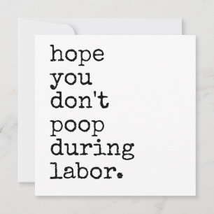Pregnancy And Childbirth Humour Card