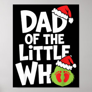 Pregnancy Announcemen Dad Of The Little Who  Poster