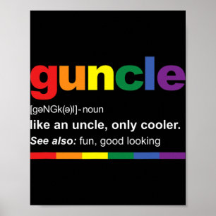 Pregnancy Announcemen For Gay Uncle New Uncle  Poster
