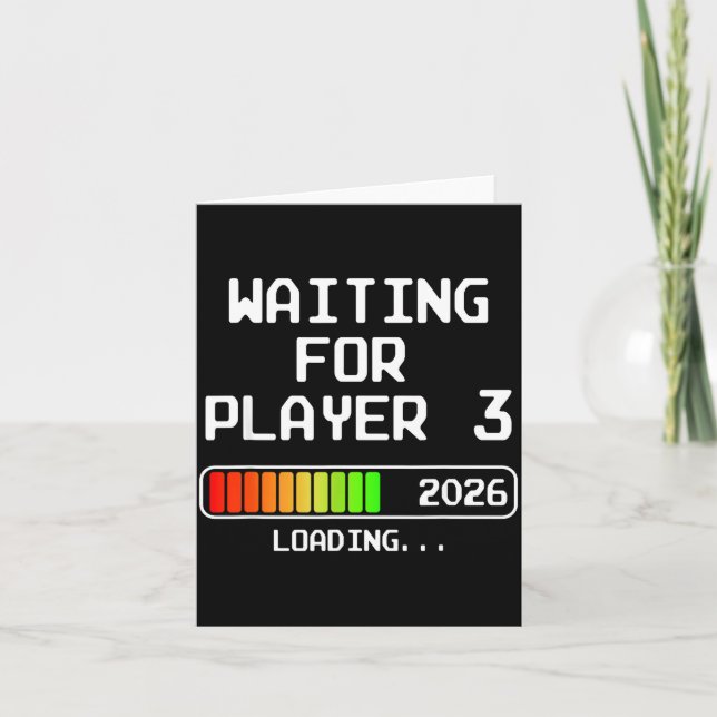 Pregnancy Announcement 2026 Waiting For Player 3 D (Front)