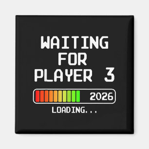 Pregnancy Announcement 2026 Waiting For Player 3 D Magnet