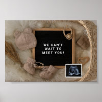 Pregnancy Announcement Baby Welcoming card, Gender