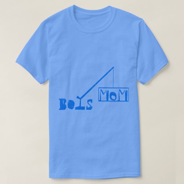 Pregnancy Announcement Boys Mum T-Shirt (Design Front)